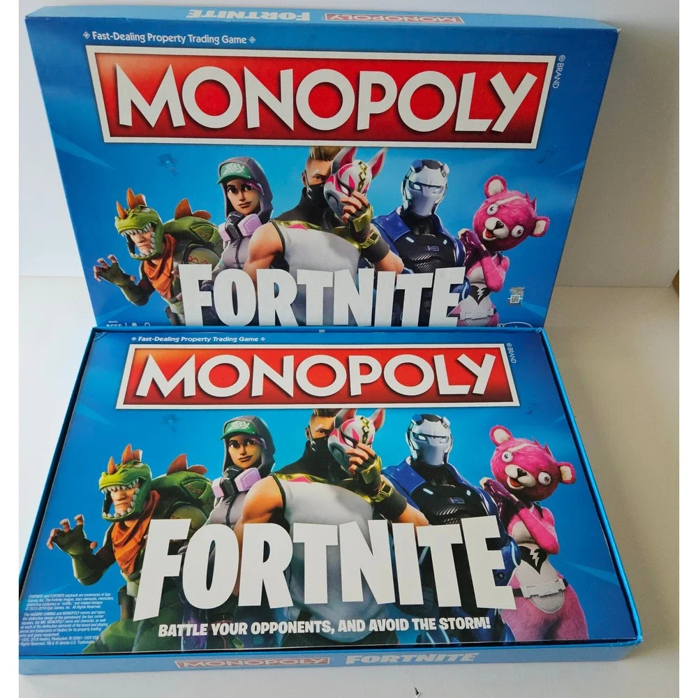 Fortnite Monopoly Board Game Hasbro Limited Edition - Open Box